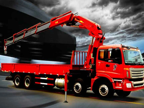 Good Price 14 Ton 18.5 M Boom Length Stiff Boom Truck Loader Crane Sps35000